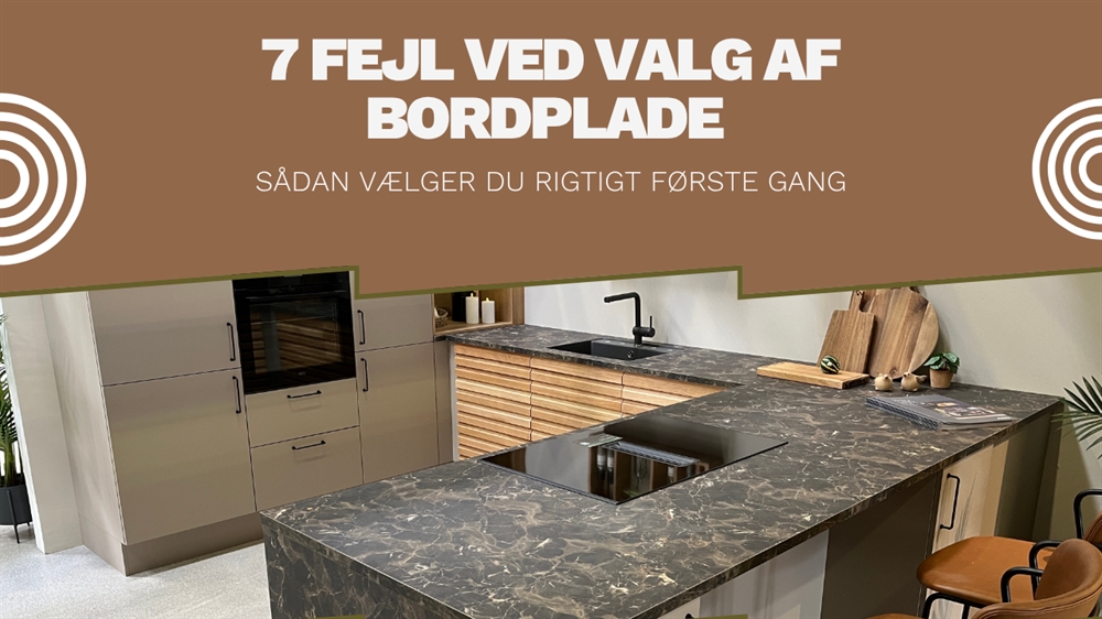 5 klassiske feil ved bestilling av benkeplate.