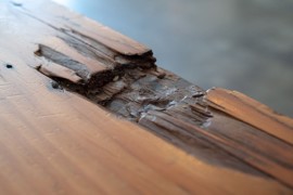 Det er brukket et stykke av min trebenkeplate,  kan jeg reparere den?
