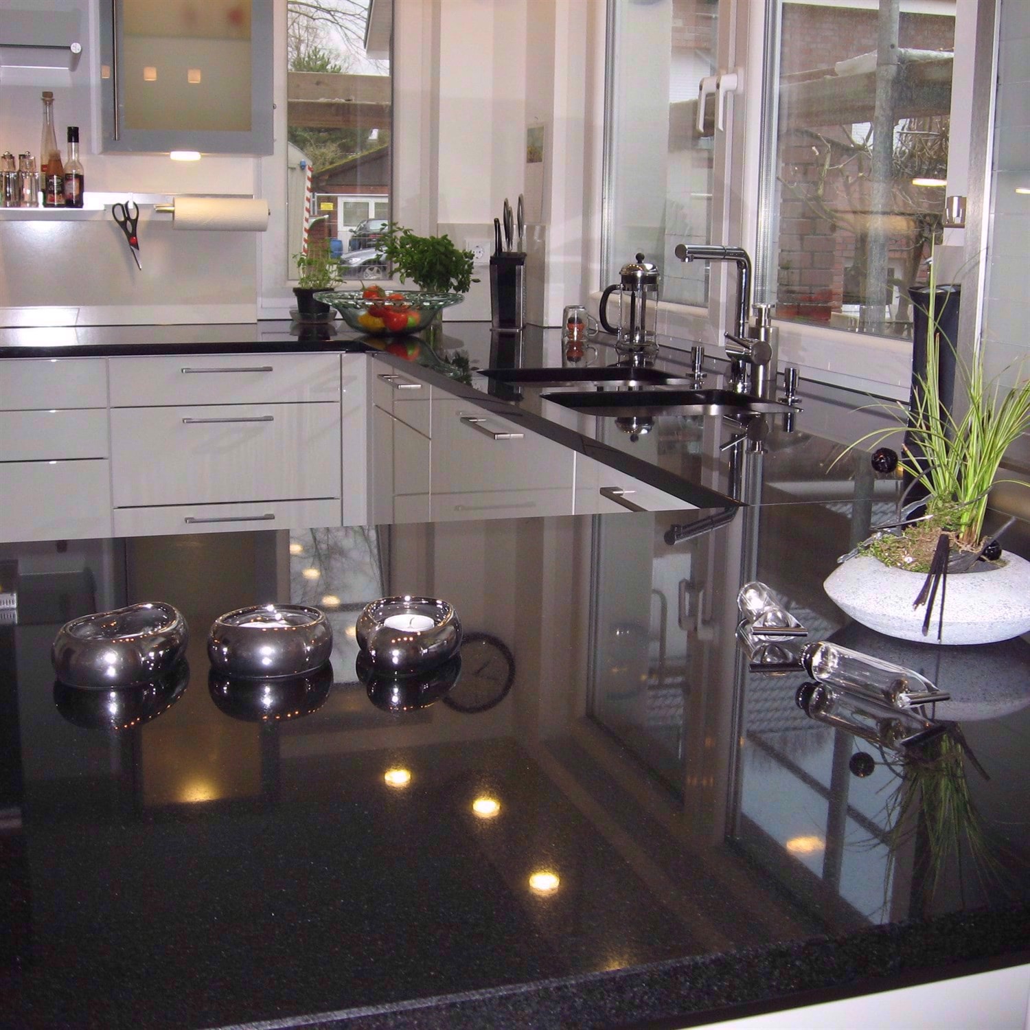 Sort Granitt Benkeplate Nero Assoluto Spar 30