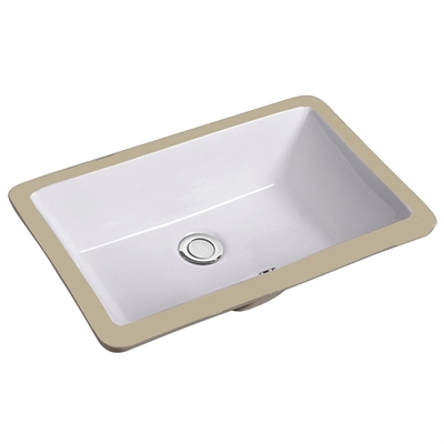 Lavabo Gino 52 Hvit porselen
